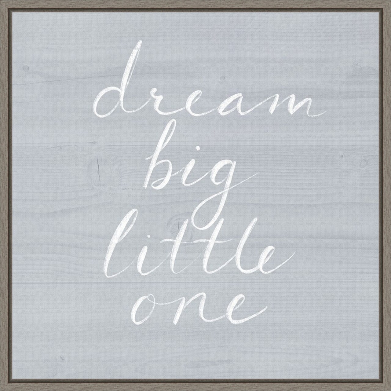 Sweet Dreams VII by Victoria Borges 16-in. W x 16-in. H. Canvas Wall Art Print Framed in Grey